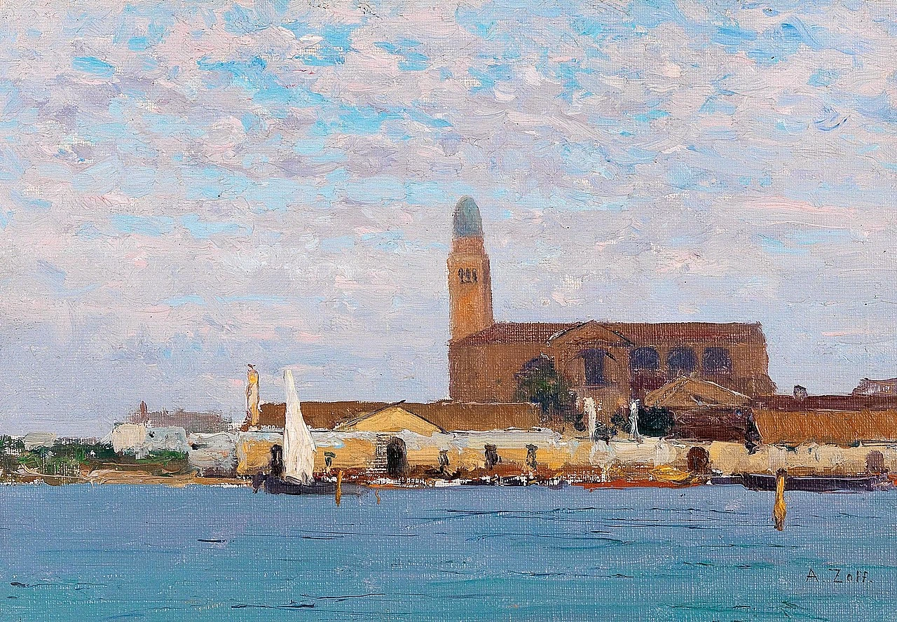 Una vista della cattedrale di Chioggia